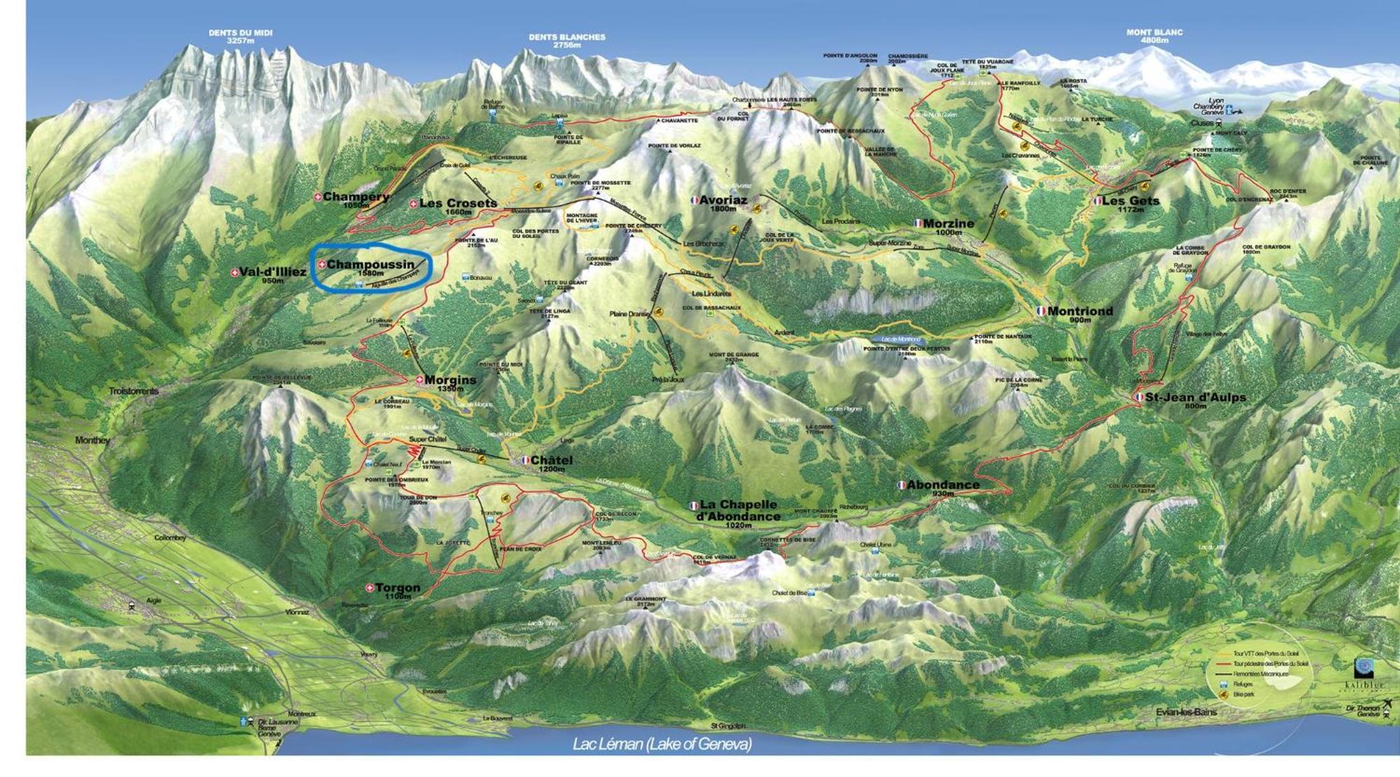 Alpage Immo Location Service Champoussin Exteriör bild